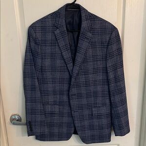 Ralph Lauren Navy Plaid Blazer - like new